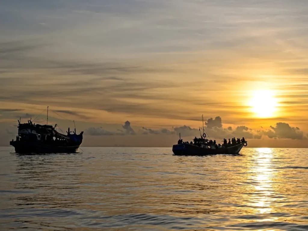 Myanmar Boat capsize