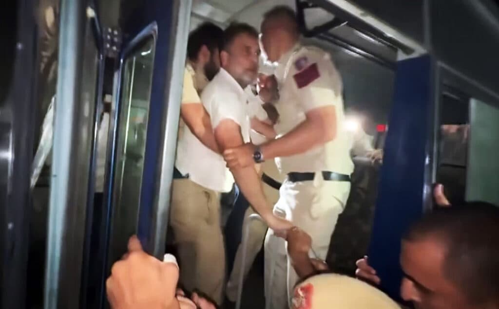 “Gyanu It’s Done bro”: Rahul Gandhi Detained After Hours Of Drama Into INDIA Bloc’s March Against Gyanesh Kumar